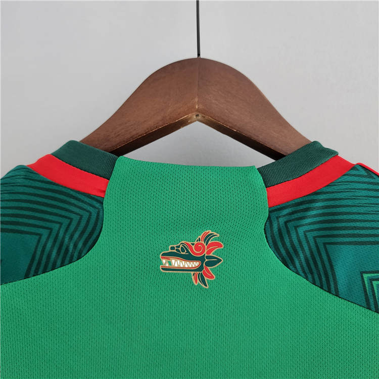 2022 MEXICO HOME GREEN SOCCER JERSEY FOOTBALL SHIRT - Official