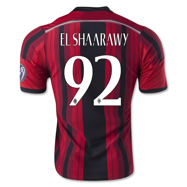 AC Milan 1415 EL SHAARAWY 92 Home Shirt - Official Replica 8925