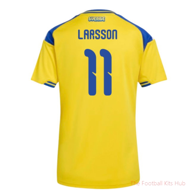2026-2027 Sweden Home Shirt (Womens) (Larsson 11)