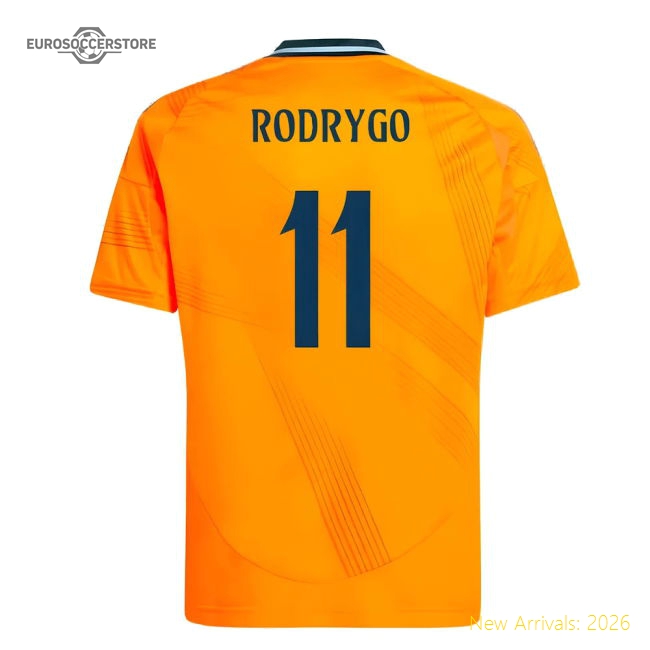 Luxury 2024-2025 Real Madrid Road Jersey (kids) (rodrygo 11)