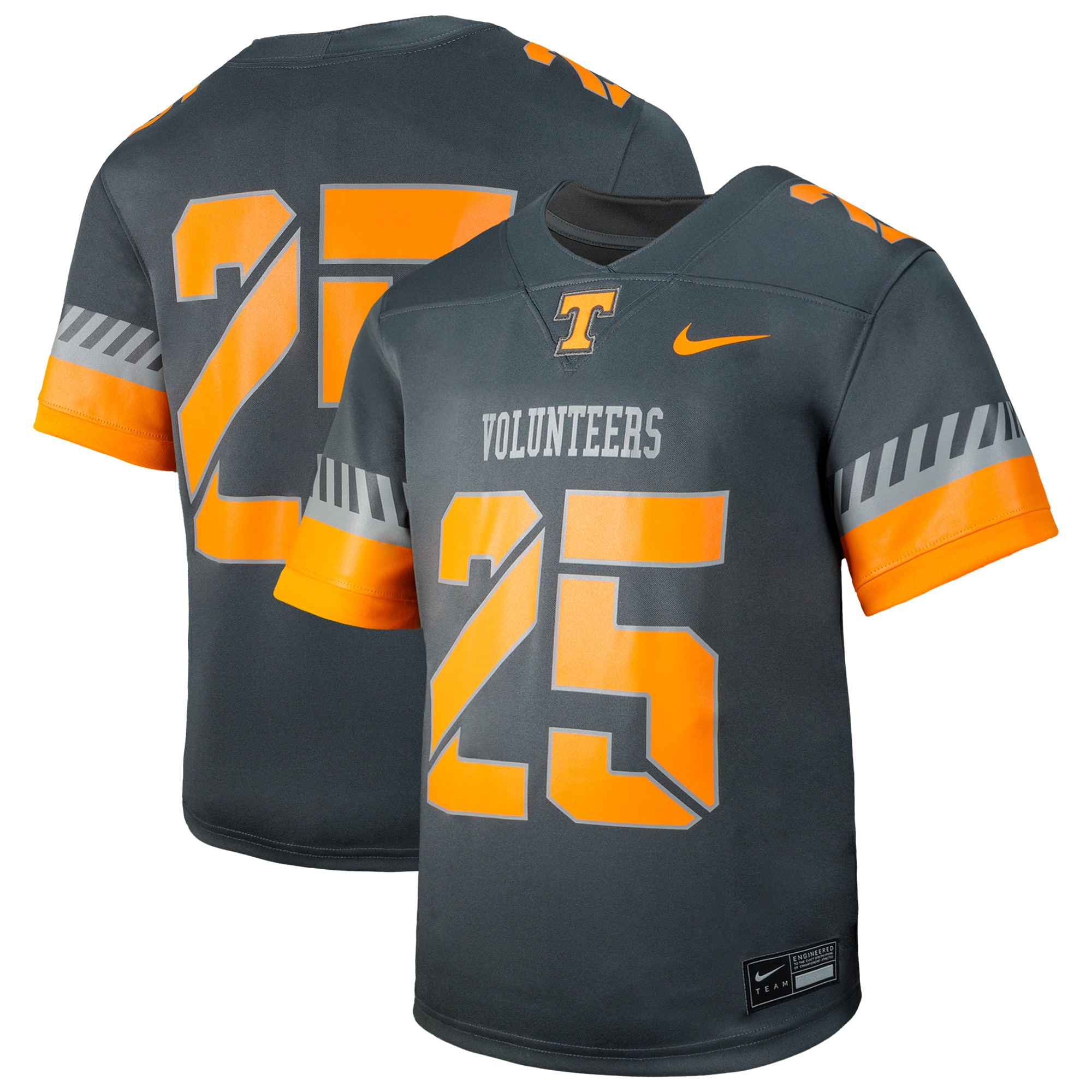 [NJP] Tennessee Volunteers Alternate Untouchable Replica Game Jersey - Anthracite