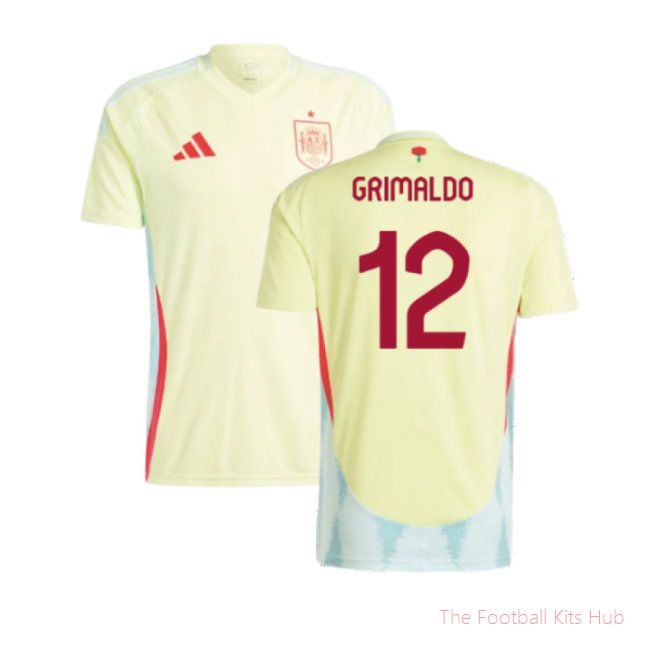 2024-2025 Spain Away Shirt (Grimaldo 12)