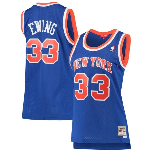 Patrick Ewing NYK Professional Swingman Jersey - Blue - Fan Favorite
