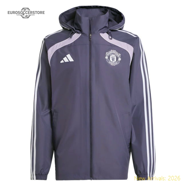 Elite Premium 2025-2026 Man Utd UBP Windbreaker Trace Purple