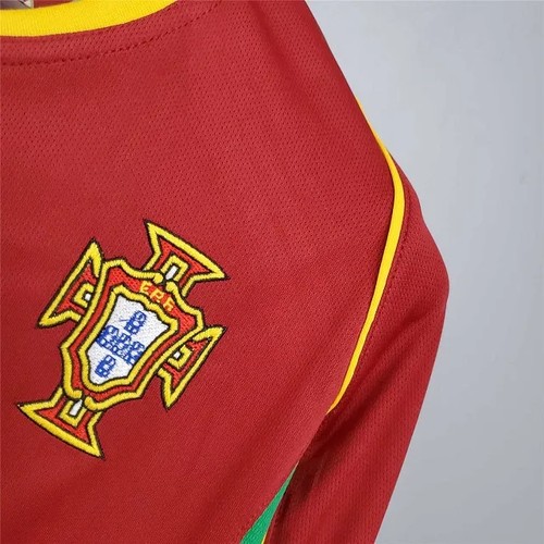 Official Portugal 2002 Home - Football Fashion - Soft Cotton