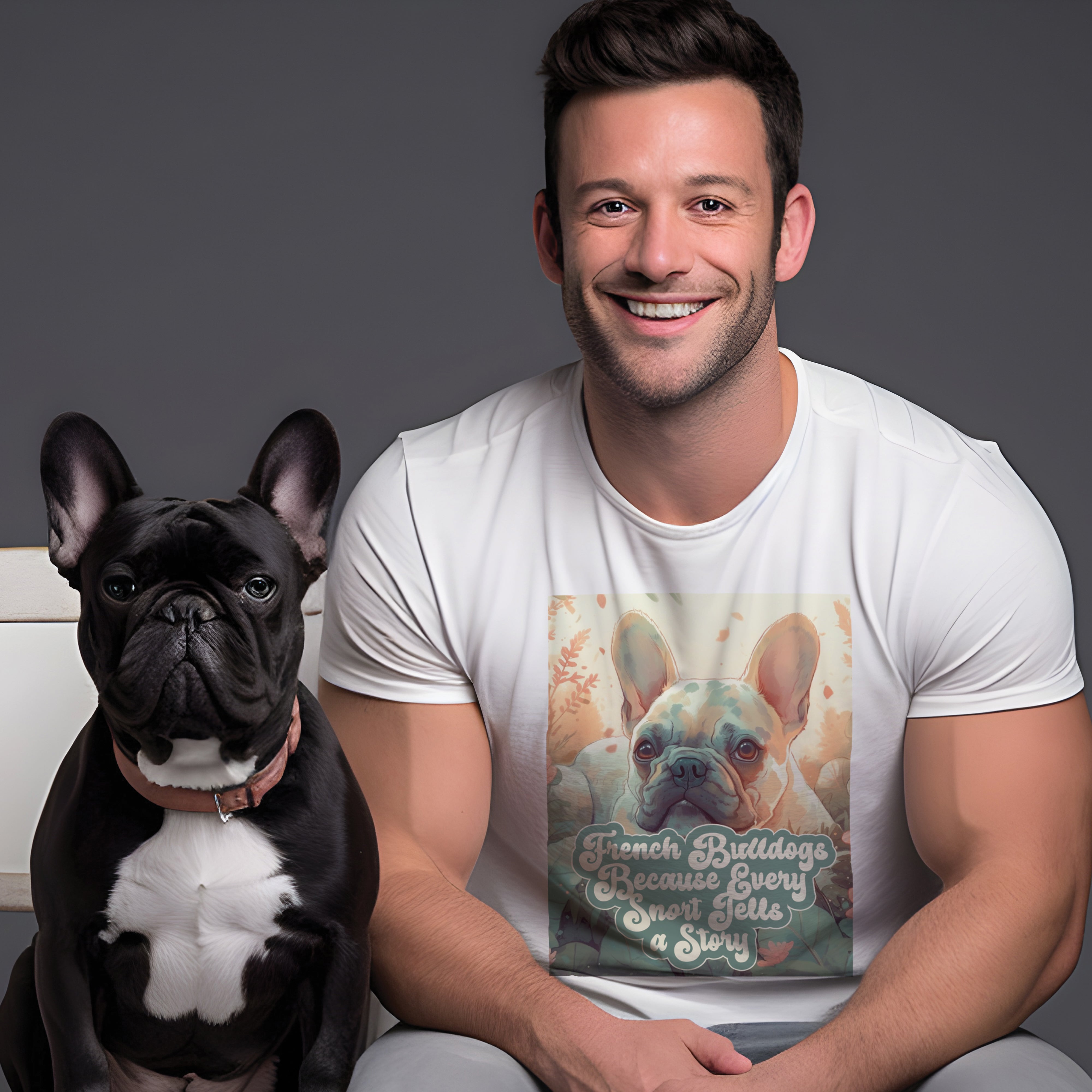 Bulldog's Snort - Casual Unisex T-shirt Frenchie Themed Wear | Comfy Fit