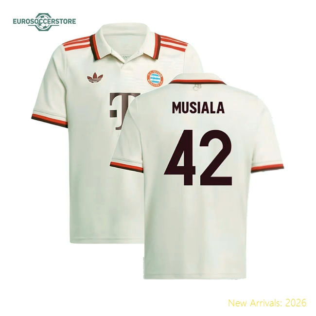 Child-friendly Kids Football Team Musiala Jersey 2024-2025 Stretchy