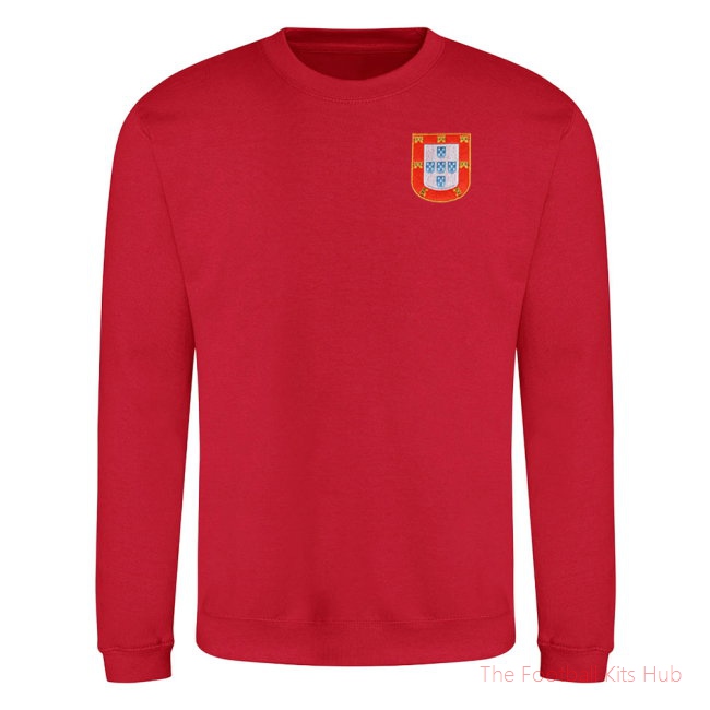 Men Portugal National Team Sweatshirt (Red) UEFA Euro