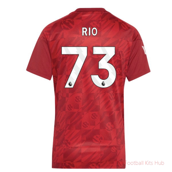 [EFKS] 2026-2027 Liverpool Pre-Match Warm Up Shirt Active Maroon - Womens Rio 73