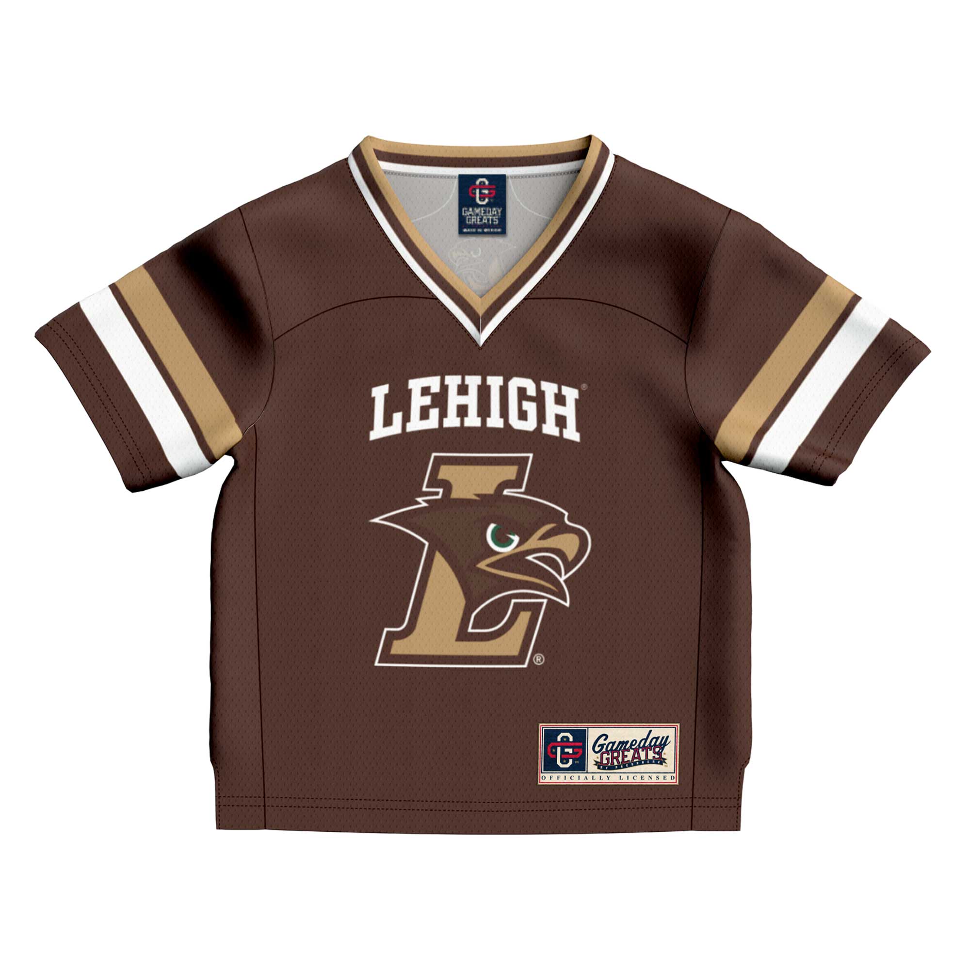 #1 Lehigh Mountain Hawks GameDay Greats Infant Collegiate Football Fashion Jersey - Brown