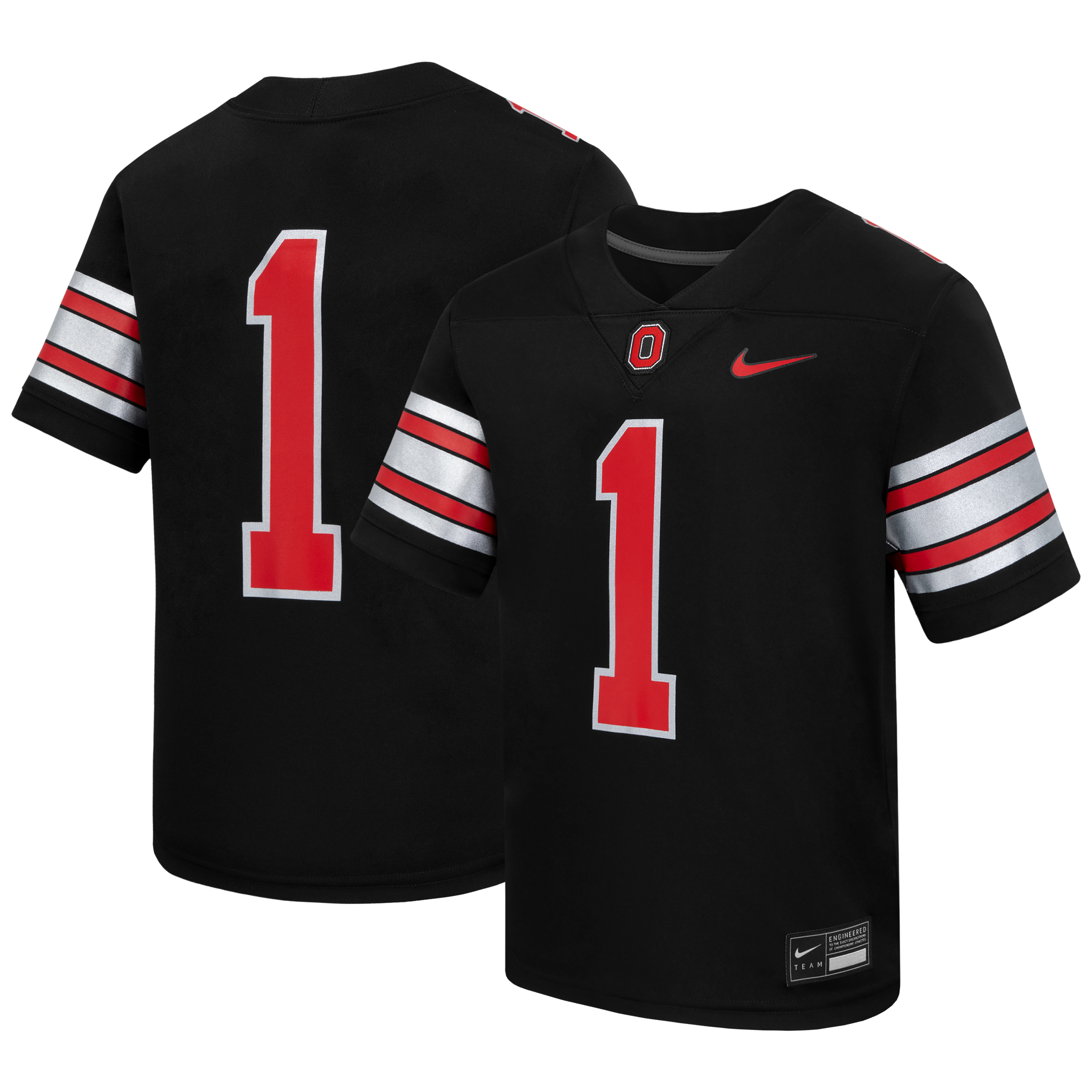 Preschool Black Ohio State Buckeyes Football Jersey