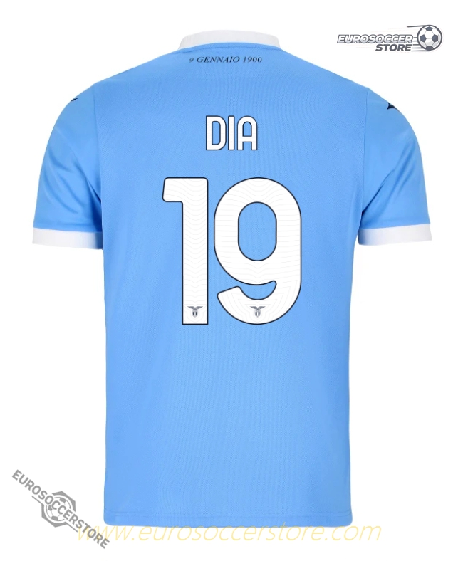 Lazio's 2025-26 Home DIA 19 Football Jersey