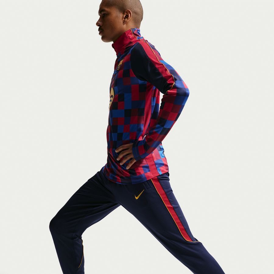 [EFKS] Barcelona Trousers Dri FIT Strike Blackened Blue/Noble Red/Mineral Training