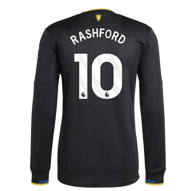 2025-2026 Man Utd Authentic Long Sleeve Third Jersey (Rashford 10)