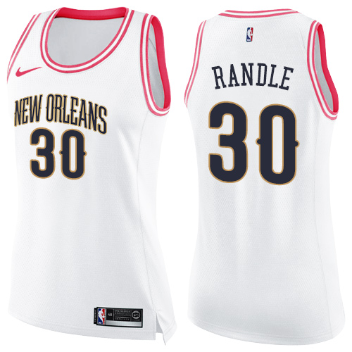 White NOP Orleans Pelicans #30 Nike Retro Jersey Game Day Wear