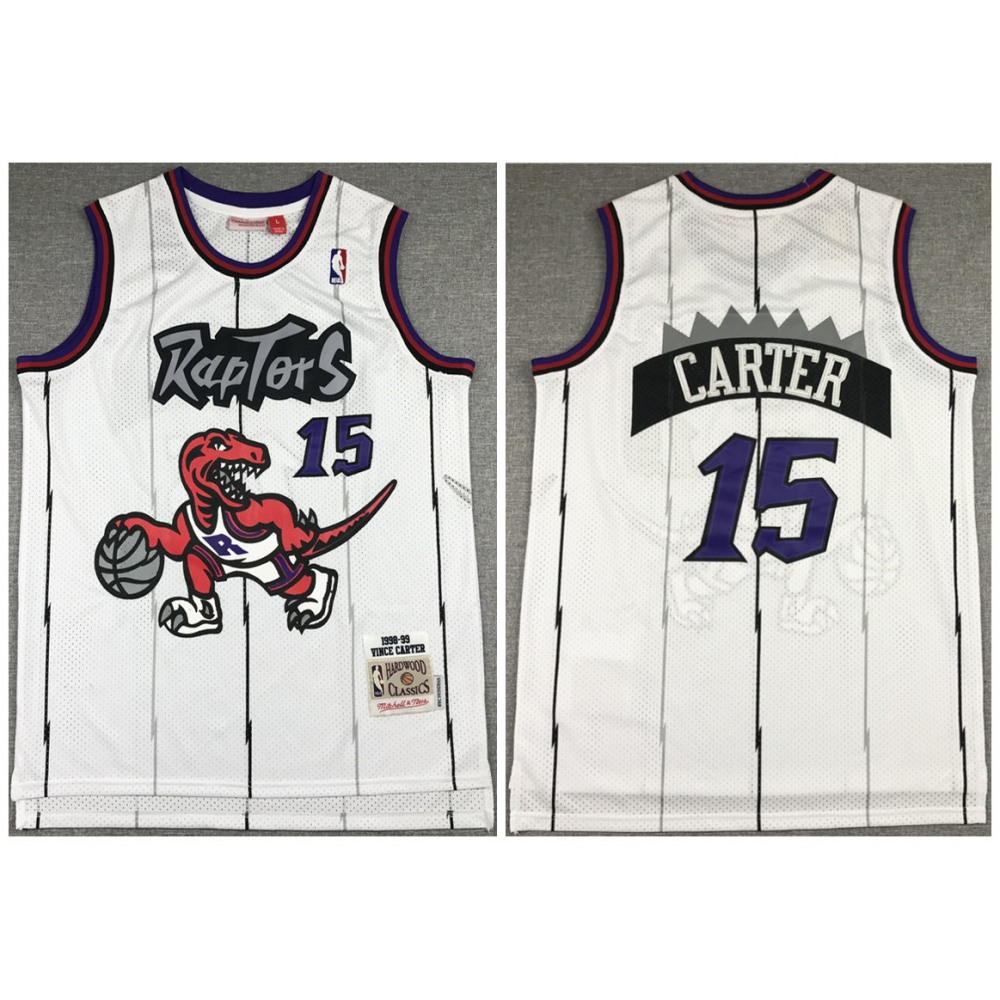 Classic Men's Toronto Raptors #15 Vince White Basketball Jersey