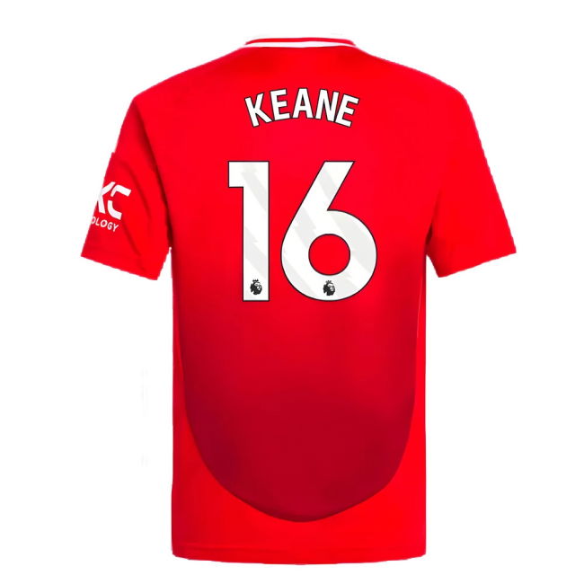 2024-2025 Man Utd Club Home Shirt (Keane 16) (Kids)