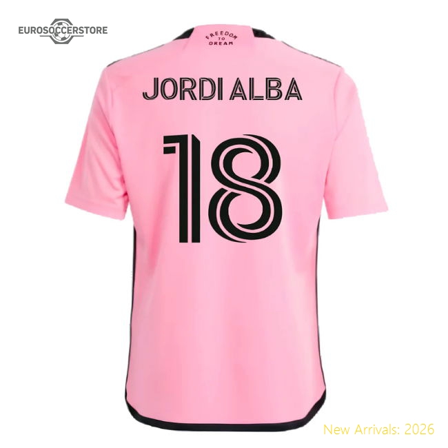 Premium Football Team Kids Jordi Alba Jersey 2024-2025 Soft-touch