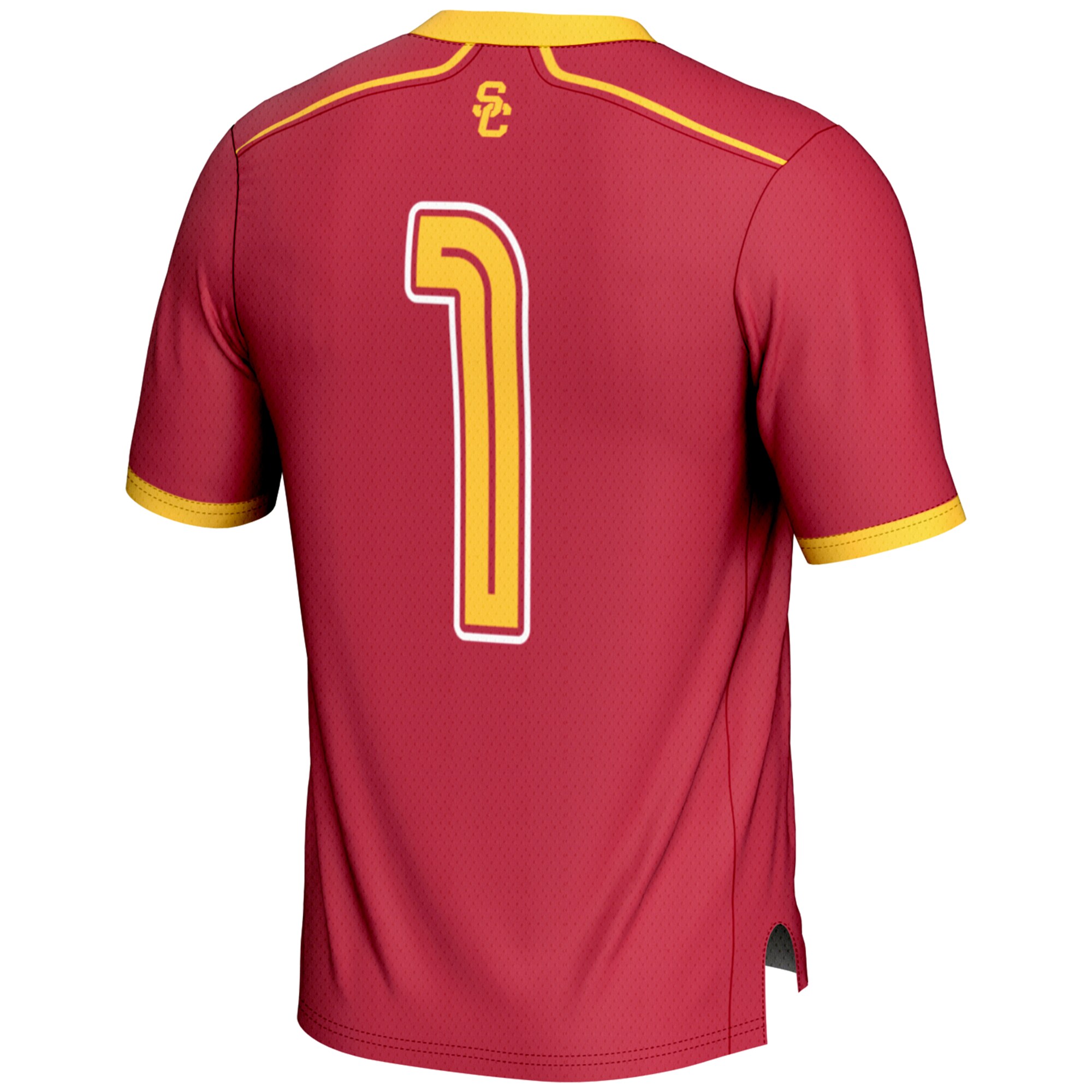 [NJP] USC Trojans GameDay Greats #1 Lightweight Lacrosse Jersey - Cardinal