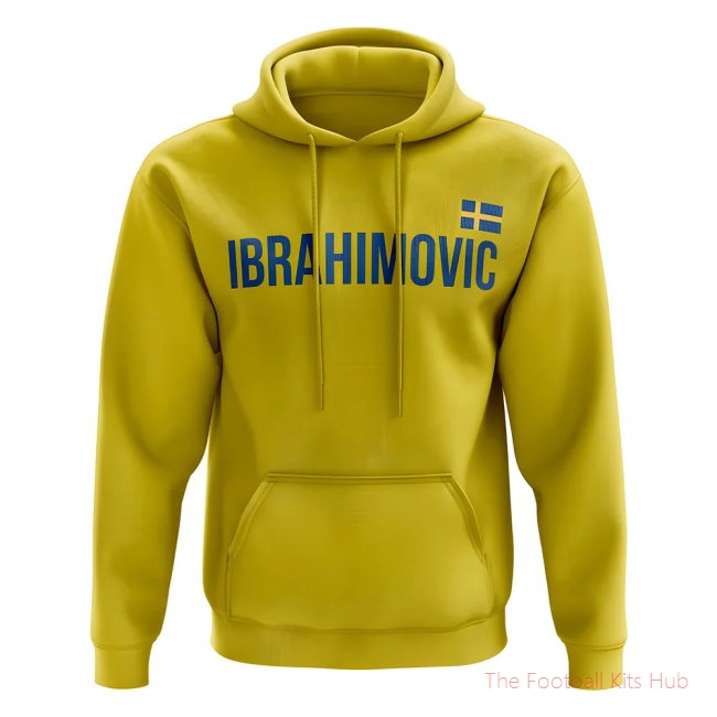 Zlatan Ibrahimovic Sweden name hoody (yellow)