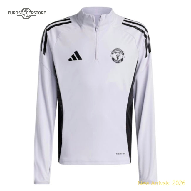 2025-2026 Man Utd Training Top (Purple Tint) - Kids