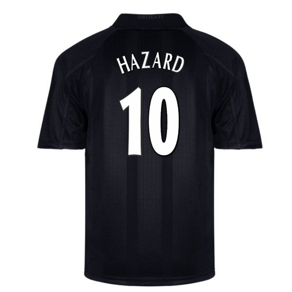 Chelsea 1998 Black Out Home Retro Shirt (Hazard 10)