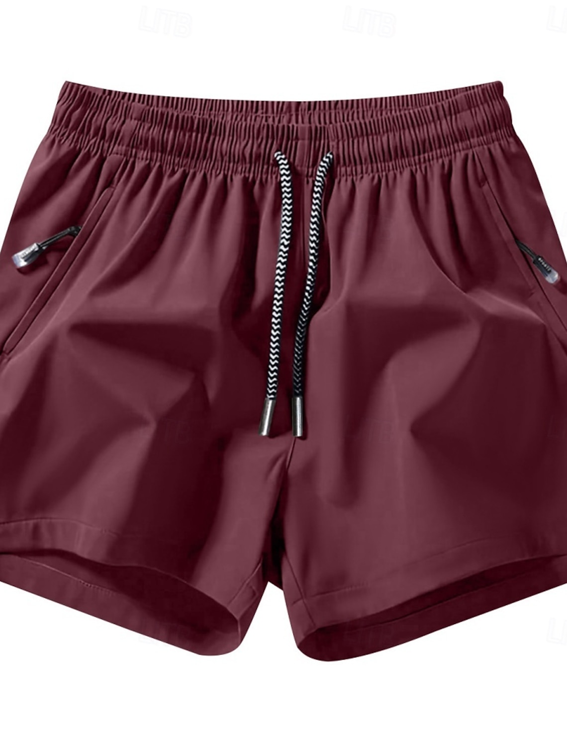 Men's Shorts Summer Shorts Beach Shorts Casual Shorts Athletic Short Drawstring Pocket Elastic Waist Plain Quick Dry Breathable Short Outdoor Beach Running Fashion Sport Blue Black Micro-elastic