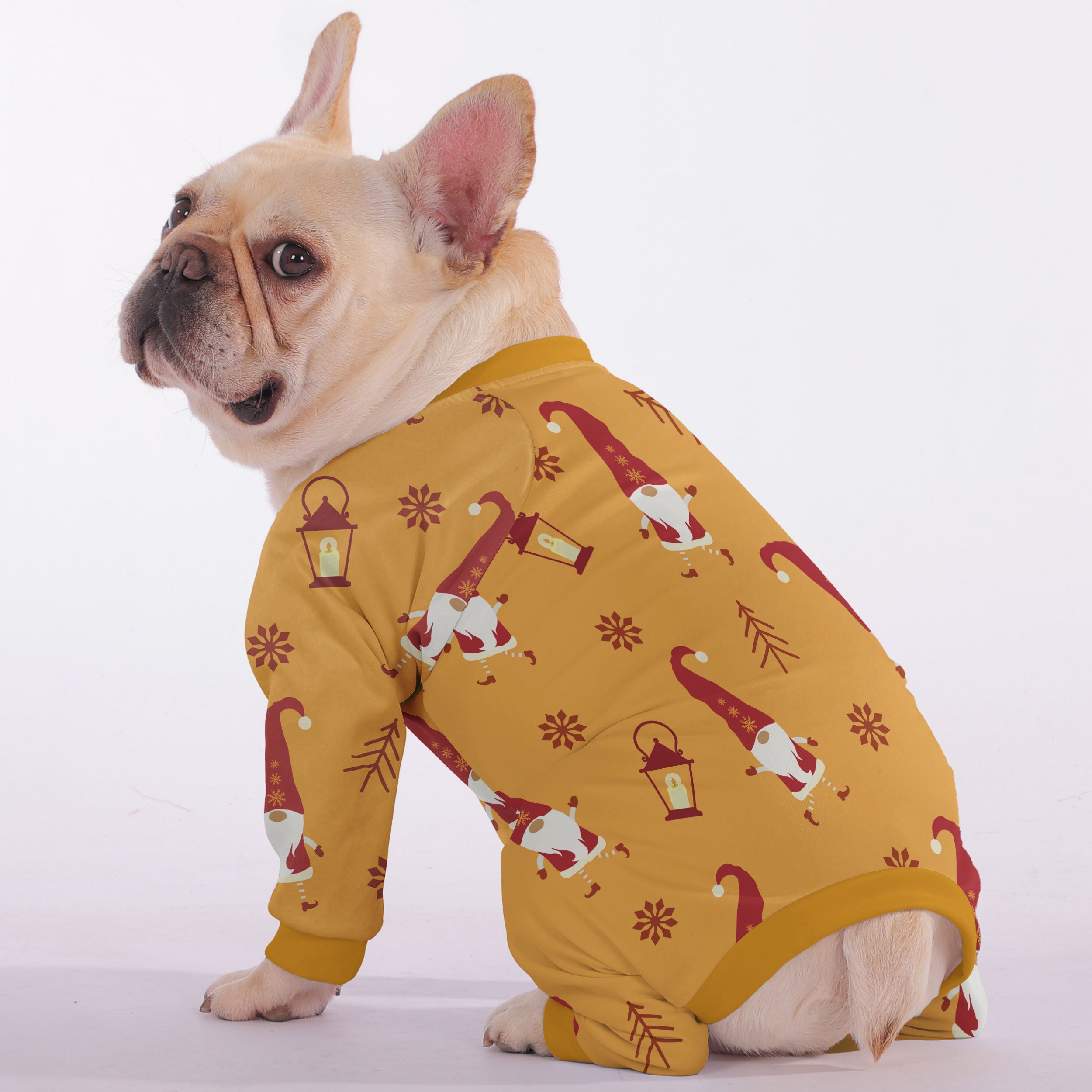 Frenchie-Fan Lifestyle-Driven Pebble - Frenchie Pajama for Home Use