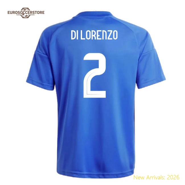 Durable Football Team Jersey Di Lorenzo 2024-2025 Performance Fabric