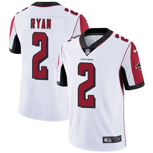 NFL A F Falcons #2 Matt Ryan White Limited Jersey - Authentic Quality