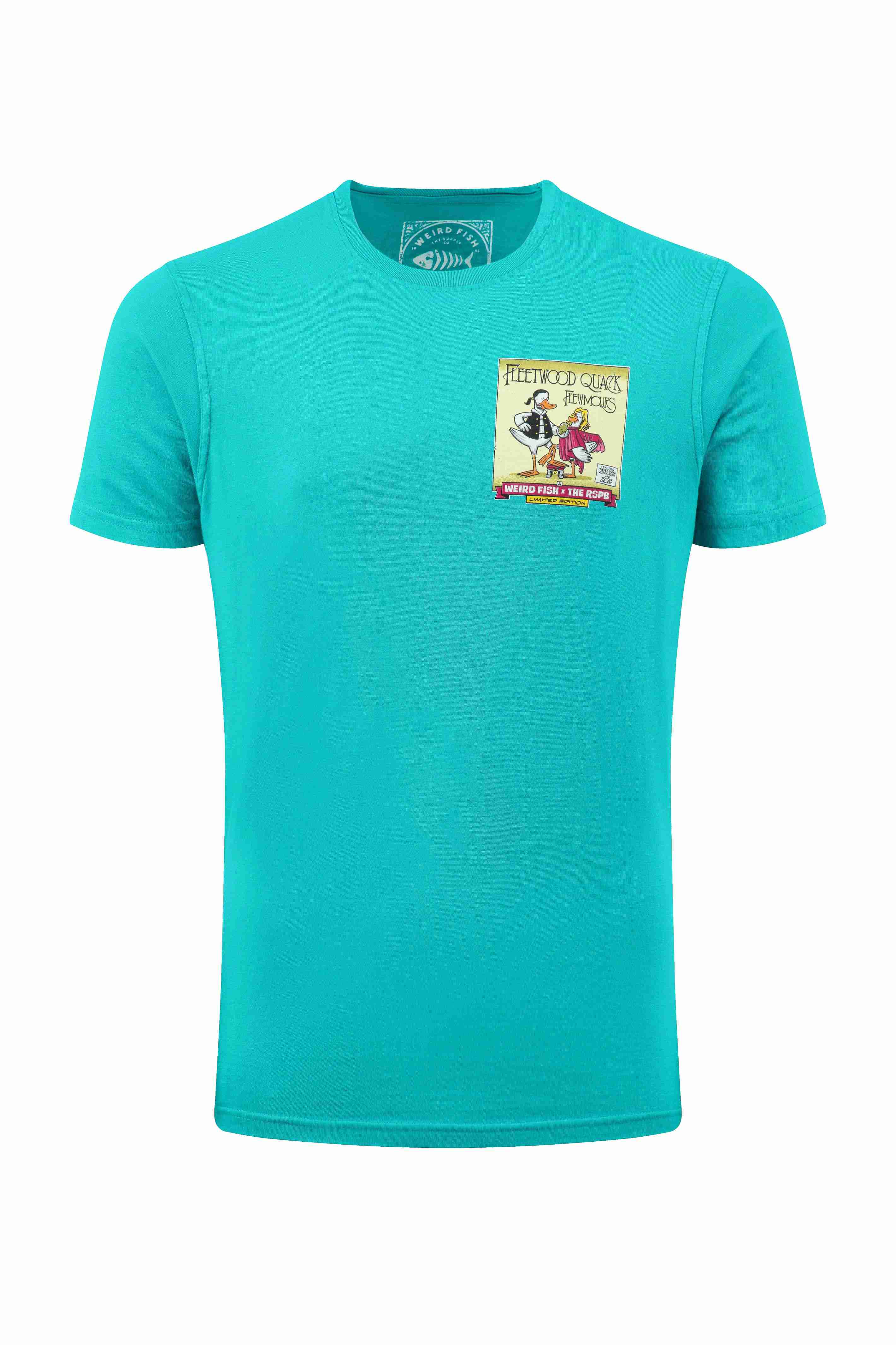 Flewmours RSPB Collaboration Back Print Artist T-Shirt Viridis