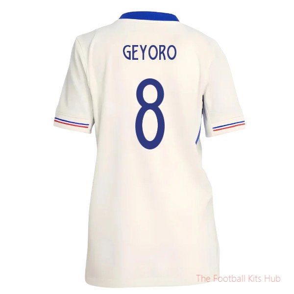 2025-2026 France Womens Team Away Shirt (Kids) (Geyoro 8)