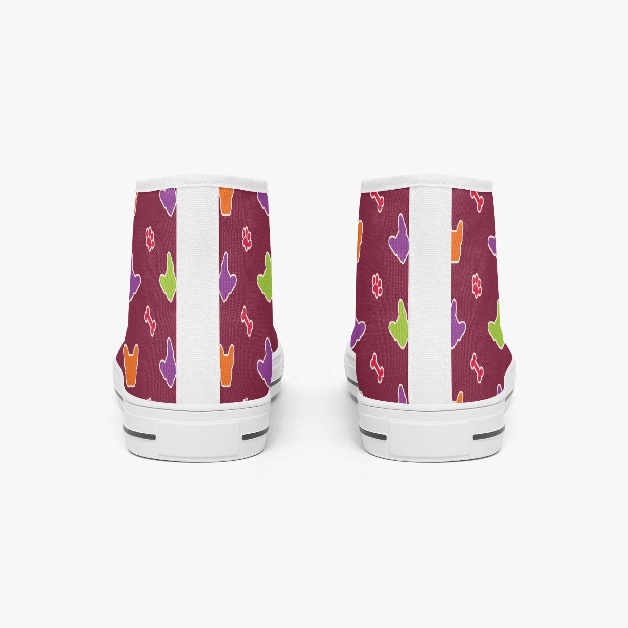 French Bulldog Lover Prada Classic High Top Canvas Shoes Casual Footwear