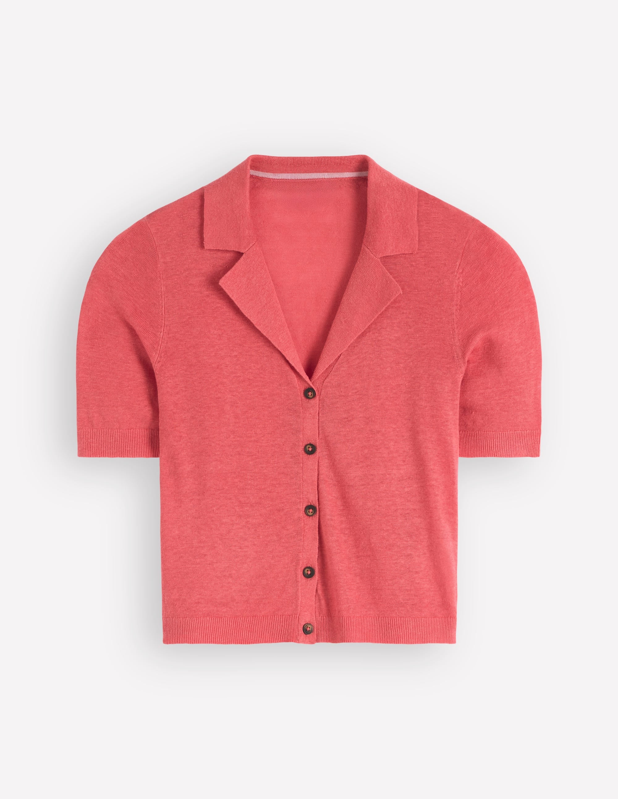 Agnes Collar Linen Cardigan
