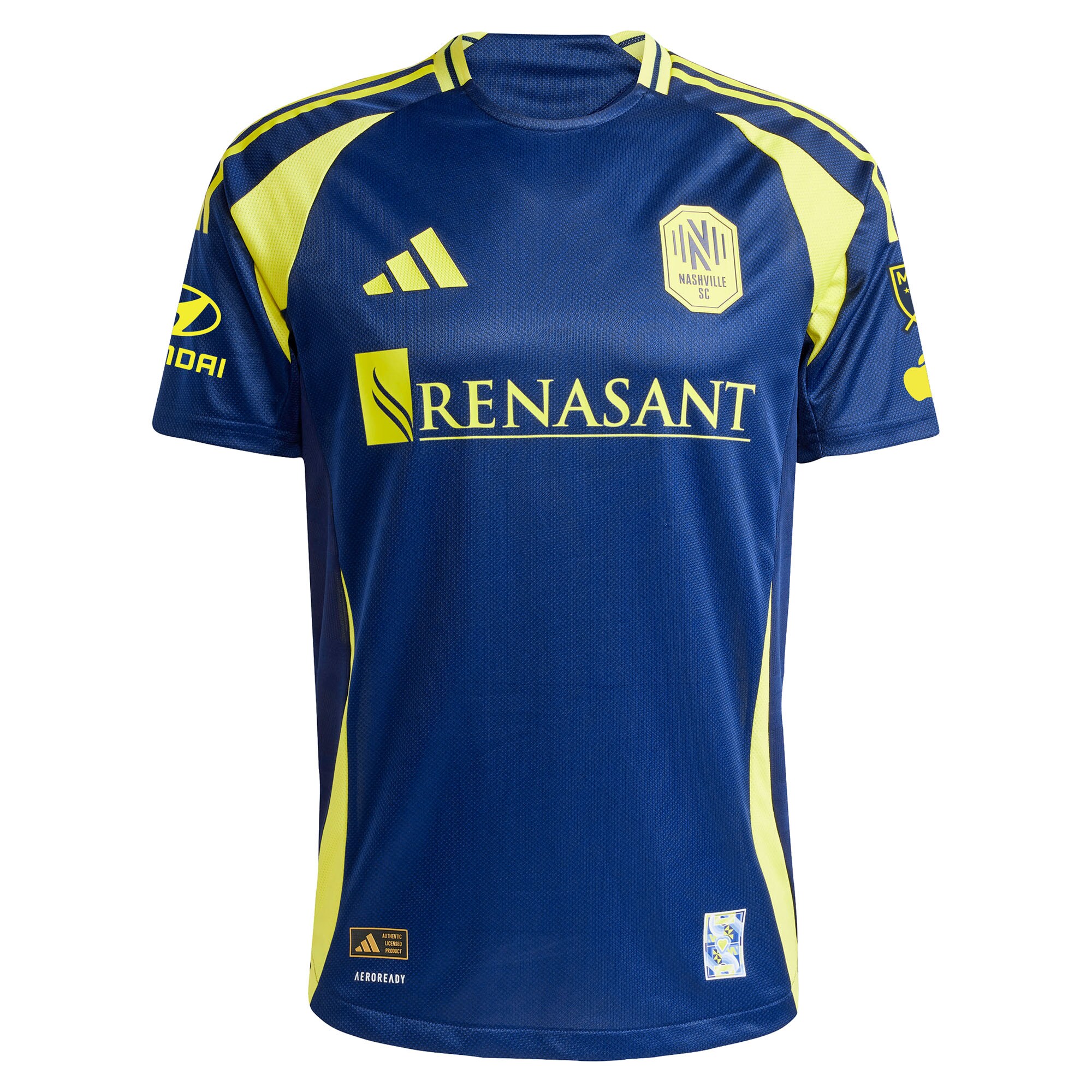 [LK] Hany Mukhtar Nashville SC 2025 The Heart Of Nashville Kit Authentic Player Jersey - Navy