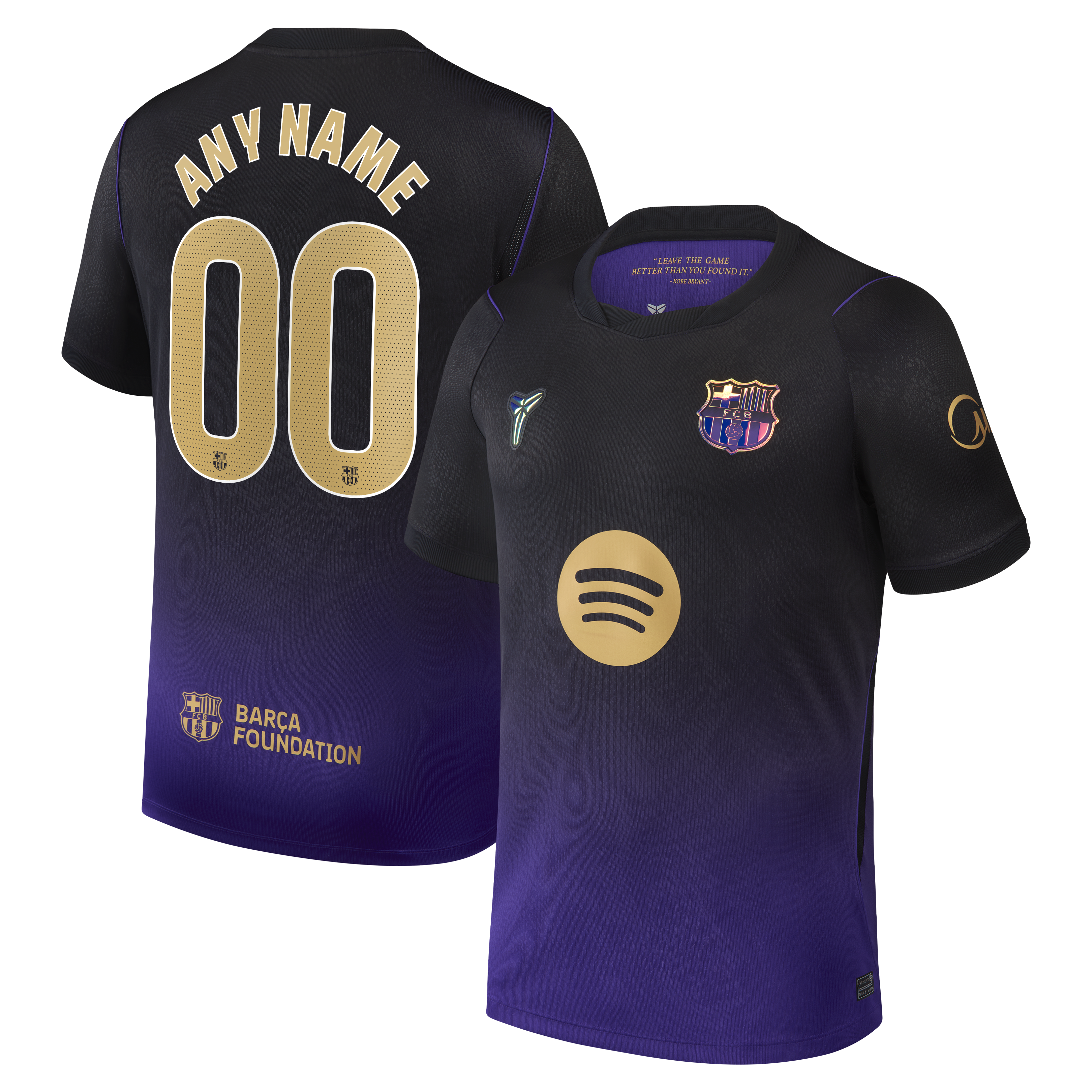 [SJH] Barcelona 2026/27 Away Stadium Replica Custom Jersey - Purple