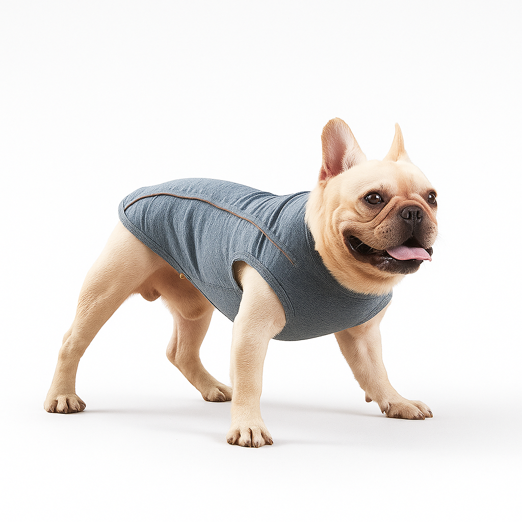 Street-Ready French Bulldog Summer Vest – Reflective Breathable Soft ...