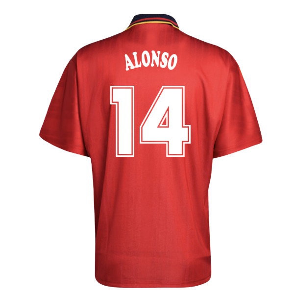 [SD] 1994 Spain Originals Reissue Home Shirt (ALONSO 14)