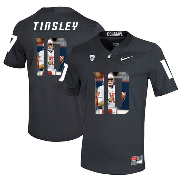 Men's None Black 2024 moisture wicking Trey Tinsley #10 game jersey