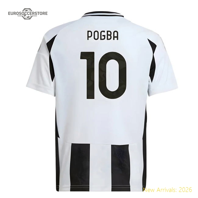 Kid-approved Kids Football Team Pogba Jersey 2024-2025 Soft-touch