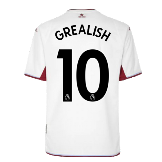 Football Aston Villa Away Shirt Grealish #10 Top Tier Committed Up...