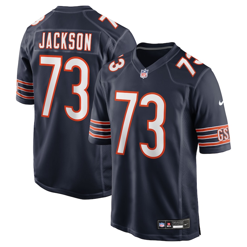 None Jonah Jackson CHI Bears Modern Premium Jersey Football Apparel