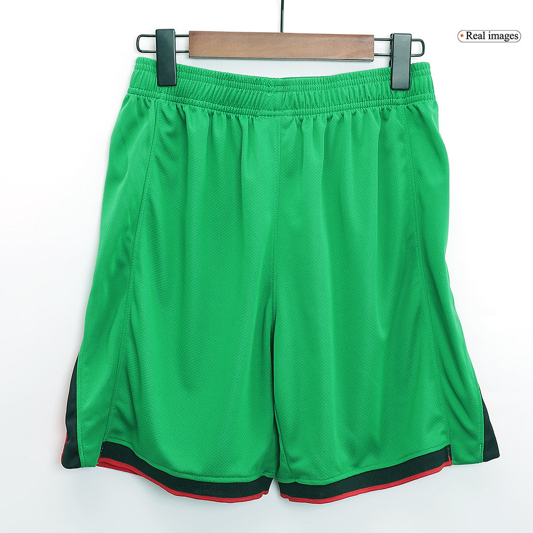 Portugal Home Soccer Shorts Euro 2024 Authentic Kit
