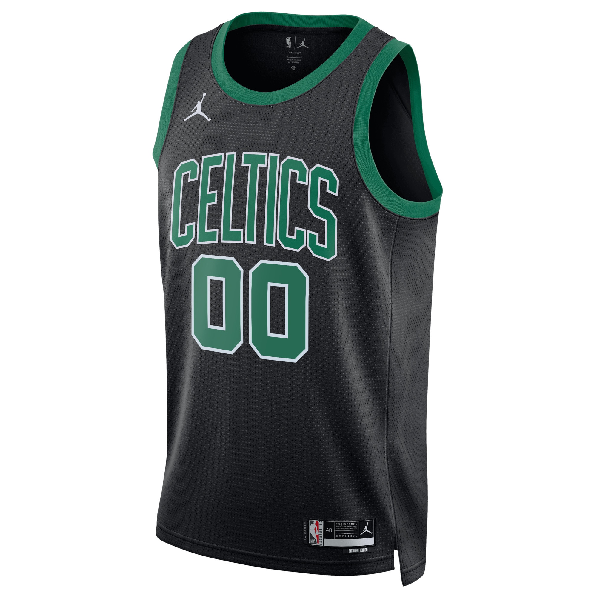 [SJH] Boston Celtics Unisex 2022/23 Swingman Custom Jersey - Statement Edition - Black