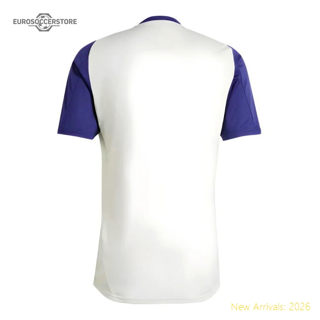 Premium 2024-2025 Olympique Lyon Training Jersey (White Tint)