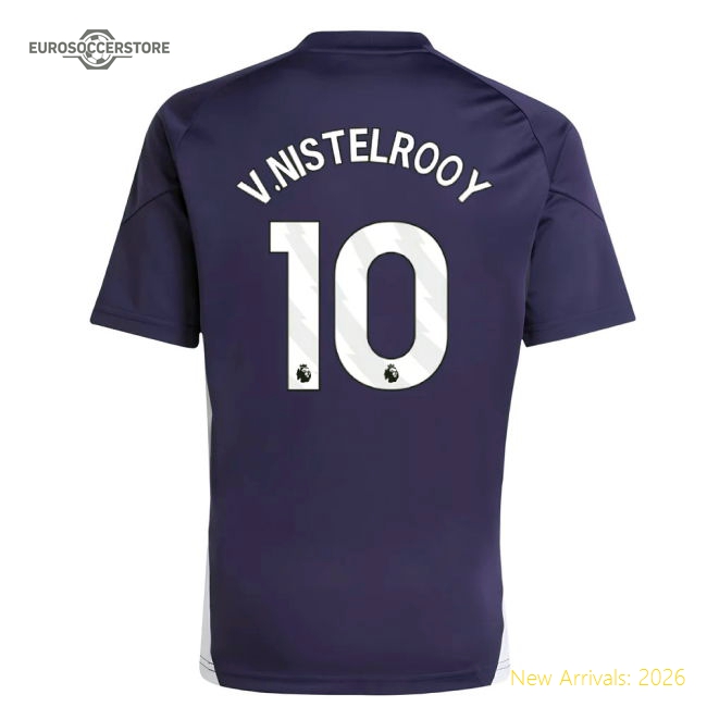 Man Utd Kids V.nistelrooy Durable Jersey Climacool Breathable