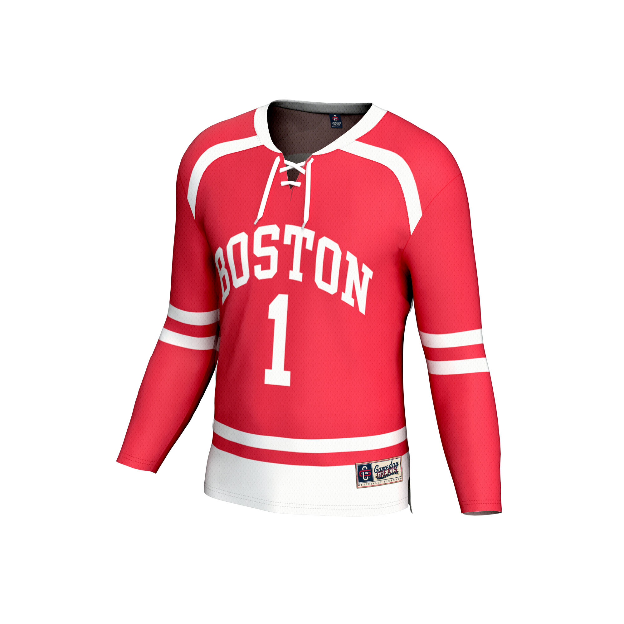 [DDG] Boston University GameDay Greats Unisex Lightweight Collegiate Men's Hockey Fashion Jersey - Scarlet
