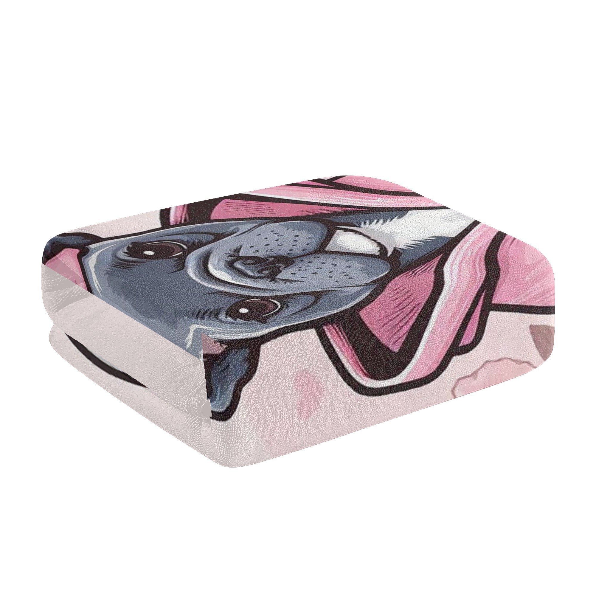 French Bulldog Paisley Bath Towel Cute Frenchie Essential