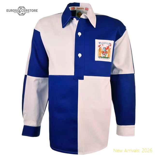 Authentic Bristol Rovers 1940s-1950s Retro Football Shirt - Premium