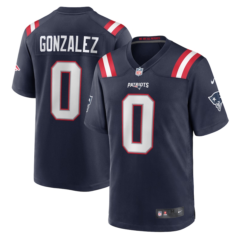 None Christian Gonzalez Pro Bowl NE Patriots Professional Jersey